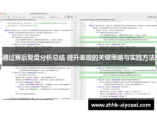 通过赛后复盘分析总结 提升表现的关键策略与实践方法